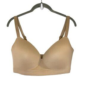 SOMA Enbliss Wireless Bra Beige Nude Soft Size 38D